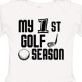 thumbnail image 4 of Inktastic My 1st Golf Season Boys Long Sleeve Baby Bodysuit, 4 of 5