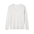 thumbnail image 4 of Men's Long Sleeve Shirts V Neck Solid Color Fashion Summer Shirts Loose Soft Comfort Casual Tee Shirts Basic Pullover Tops 2026, 4 of 6