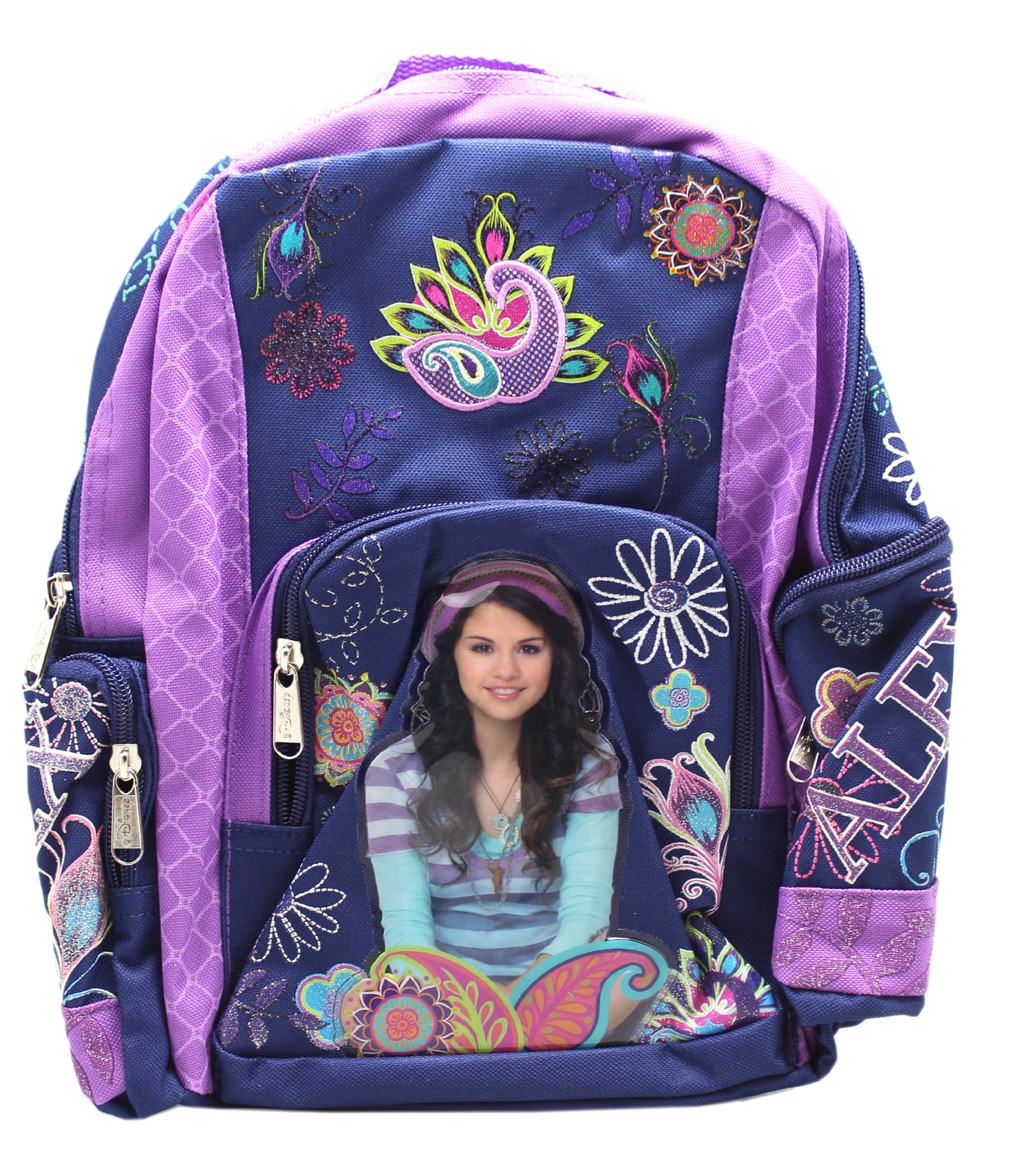 Small Backpack Wizards of Waverly Place Navy Blue/Violet Small Kids
