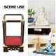 thumbnail image 4 of Vitrina de madera para coleccionables, caja transparente, vitrina para figuras, modelos, vitrina para figuritas de Buda, 4 of 7