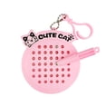 thumbnail image 2 of Magnetic Squeeze Toy, Mini Magnetic Drawing Board, Relaxation Toy, 4 in Round, Cat Relaxation, Pink, 1 Pc, Steel Magnetic Beads, Squeeze Keychain, 2 of 7