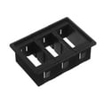 thumbnail image 5 of IBASETOY Rectangular Car Rocker Switch Clip Panel Holder Black ABS 1 Set, 5 of 8