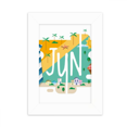 thumbnail image 1 of June Month Season Illustration Desktop Photo Frame Picture Display Decoration Art Painting, 1 of 3