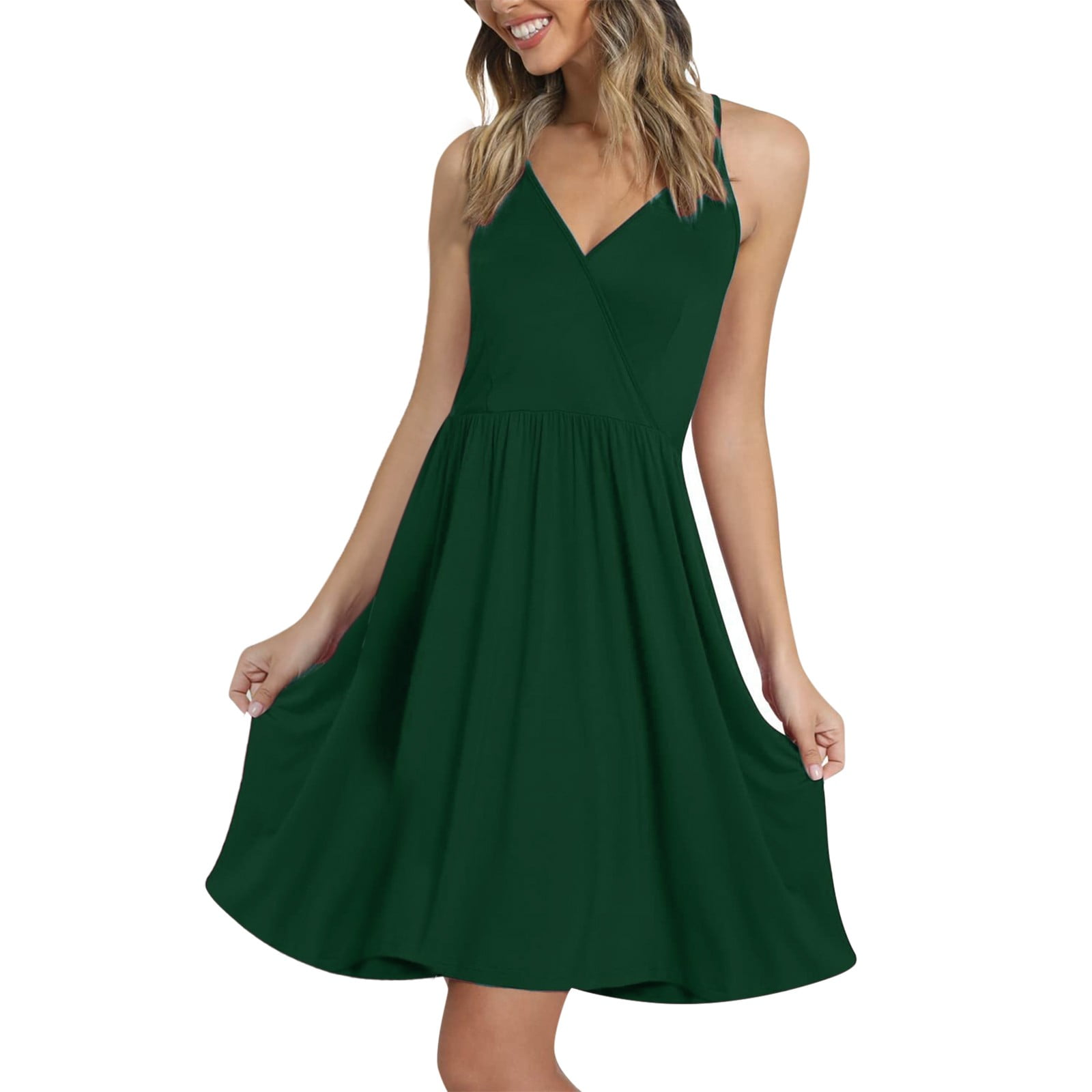 adviicd Army Green Sun Dresses Sexy Women - Walmart.com