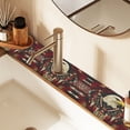 thumbnail image 2 of Yayeee Faucet Mat for Kitchen Sink 14.7" Diatomite Long Splash Guard Pad, Red Abstract Eagle, 2 of 7