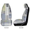 thumbnail image 2 of Abstract Geometric Textile Design Car Seat Covers Front Seats Universal Fit for Cars SUV Truck Auto Interior Accessories, 2 of 3
