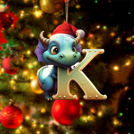 

Fall Deals! Dinosaur Ornaments Christmas Tree Decoration Kids Pendant Acrylic Figures Funny Dinosaur Decor Holiday Gift Festive Decoration Christmas Dinosaur