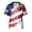 Deep Red, variant on Independence Day Scrubs for Men Fashion Patriotic V-Neck Short Sleeve Graphic Printed Scrub Uniform Summer Comfortable Stretchy Work Uniform with Pockets Hot Pink L