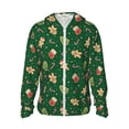 thumbnail image 2 of Lsque green Christmas Element UPF 50+ Lightweight Sun Protection Men's Women's Long Sleeve Shirt, Hoodie Performance -X-Large, 2 of 9
