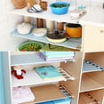 thumbnail image 4 of OUNONA 1Pcs Closet Shelf Divider ABS Multi Functional Design for Effective Home Organization, 4 of 5