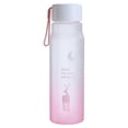 thumbnail image 1 of Yuarrent Botella de agua 500ml portátil a prueba de fugas helado deporte jugo beber plástico al aire libre Fitness senderismo bebida rosa Type3 NO3, 1 of 6