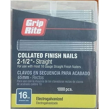 Finish Nail 2.5" Galv