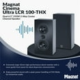 thumbnail image 2 of Magnat Cinema Ultra LCR 100-THX Dual 6.5" 350W 2-Way Center Channel Speaker Bundle with 400-ATM 5.25" 120W 2-Way and RD 200-THX 6.5" 240W 2-Way Surround Sound Speaker, Pair, 2 of 10