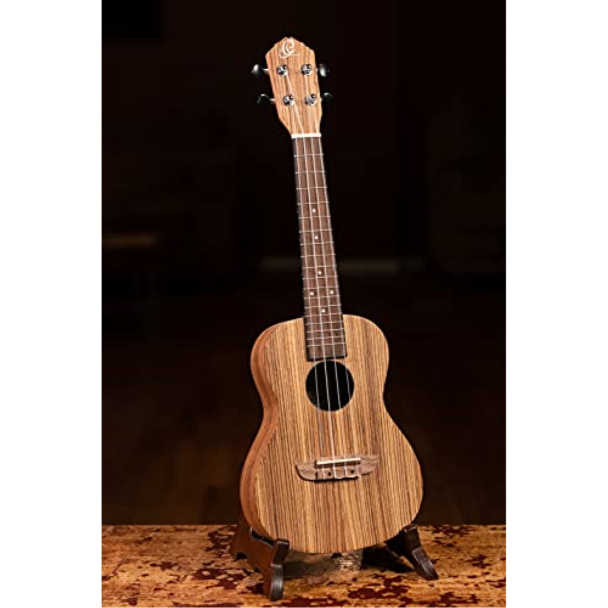Ortega Friends Series Zebrawood Ukulele Concert