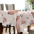 thumbnail image 3 of 54x54 Inch Tablecloth Polyester Square Tablecloth for Home Kitchen Dinner Decor Cute Capybaras, 3 of 9