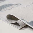 thumbnail image 5 of JONATHAN Y SCN105C-8 Hedwig High-Low Youth Cloud Scandi Ivory/Blue 8 ft. x 10 ft. Indoor/Outdoor Area Rug, 5 of 7