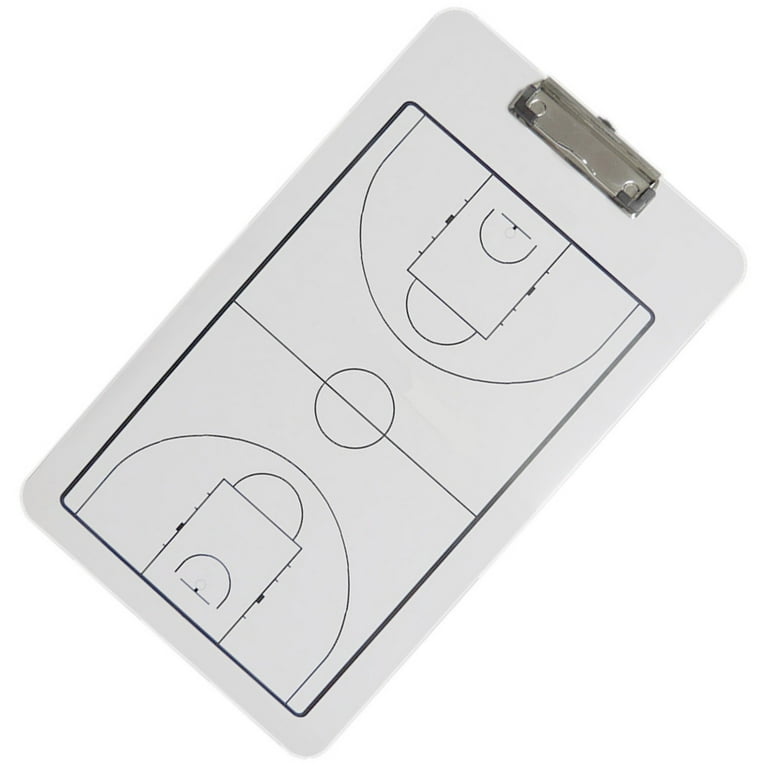 Homemaxs Basketball Coaches Clipboard Basketball Clipboard for Coaching Dry Erase Coaching Board, Size: 35x22cm