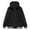 Black, variant on IROINNID Men's Hoodie Shearling Long Sleeve Solid Color Loose Fleece Zip Up Outwear
