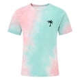 thumbnail image 5 of Beach T Shirts for Men 2026 Summer Casual Short Sleeve Crewneck Coconut Tree Print Tie Dye Tee Shirt Vacation Shirt, 5 of 5