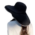 thumbnail image 1 of Sombrero de pescador de ala ancha con diseño de chal, de gran circunferencia de cabeza, de secado rápido, con ala extragrande y protección solar., 1 of 8