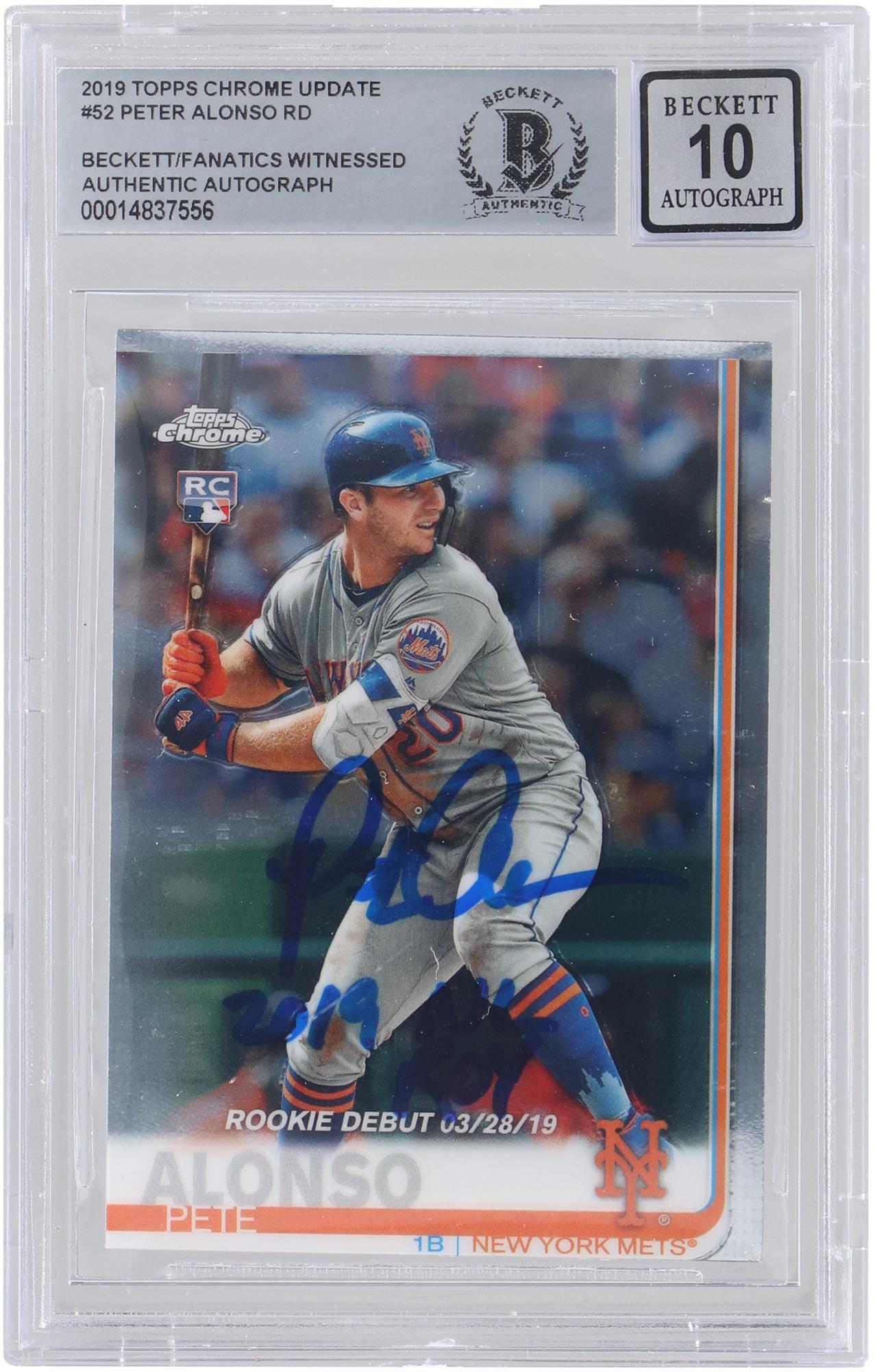 緑林シリーズ Pete Alonso Bowman Topps 2016 MLB PSA