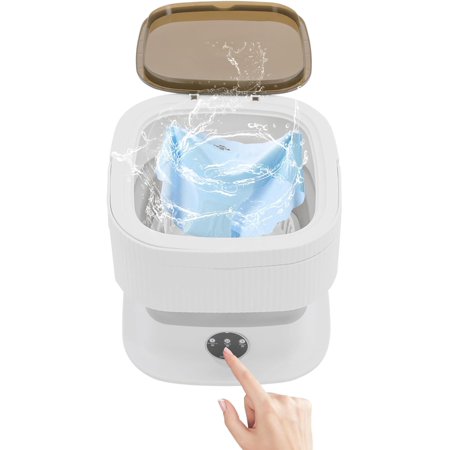 Portable Washing Machine,10L Mini Foldable Washing Machine With 3 Modes Deep Cleaning Half Automatic Washt, Foldable Washing Machine With Soft Spin Dry For Apartments, Dormitories, Hotels