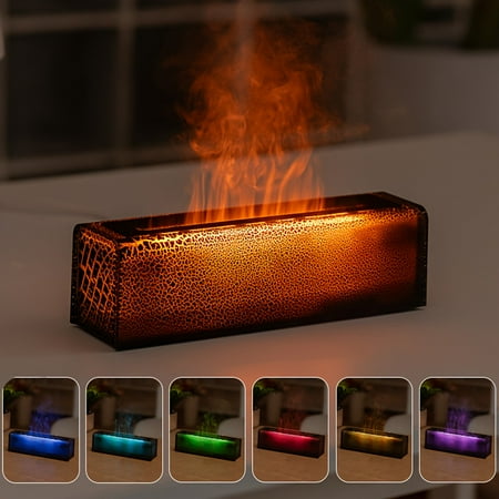 

XGNGAN 1pc Rainbow Flame Humidifier - Portable USB Air Purifier & Humidifier with Vivid Simulation Flame - Cozy Desktop Accent for Winter Wellness Perfect Christmas Gift for Teen Girls