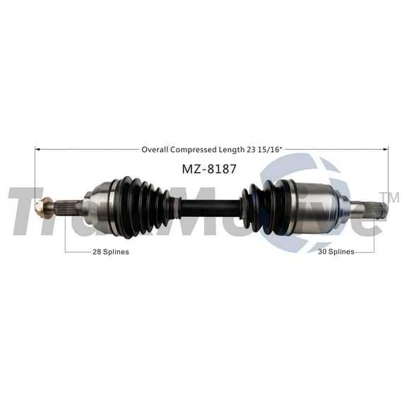 CV Axle Shaft Fits select: 2010-2013 MAZDA 3