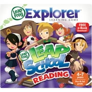 Angle View: LeapFrog Explorer Game Cartridge: LeapSchool Reading, No