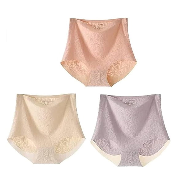 Gkeoshab Women's Cotton Underwear High Waist Definiteg Fresh Seamless High Waist Hip Lifting Panties Women's Shapewear Control Panties