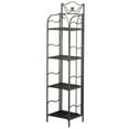 thumbnail image 2 of International Caravan Valencia 4 Tier 13" Bakers Rack in Chocolate, 2 of 2