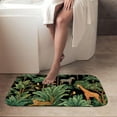 thumbnail image 4 of 1pc Jungle Animals Absorbent Non-Slip Bathroom Thickened Flannel Rug Decor,Soft,Quick Drying,Suitable For Indoor/outdoor Use,Bathrooms,Bedrooms,Kitchens,Terrace,Laundry Rooms,16"x24", 4 of 9