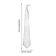thumbnail image 4 of Corbata de los hombres de color sólido monocromo de poliéster de seda de negocios desgaste formal Casual Ocasión Uso, 4 of 8