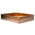 thumbnail image 5 of Eden Bath EB_SS004RG Rectangular 18.7 x 15.75-in Vessel Sink w/ Rim in Rose Gold, 5 of 7