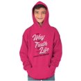 thumbnail image 5 of Way Truth and Life Christian Faith Youth Hoodie Boy Girl Teen Brisco Brands S, 5 of 6
