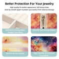 thumbnail image 3 of Galactic Space Square Travel Jewelry Box Earring Necklace Bracelet Holder Organizer Stand Display Case Decorative Storage Box, 3 of 6