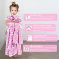 thumbnail image 6 of Unicorn Blanket, Pink Unicorn Blankets for Girls, Unicorn Blanket for Girls Bedroom 40x50 Inches, Unicorn Gifts for Girls, Animal Pink Unicorns Throw Blanket, Unicorn Room Decor, 6 of 6