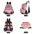 thumbnail image 4 of FORMRS Mini Backpack Purse for Women Travel Daypack Casual Shoulder Bag, Pixel Floating Hearts, 4 of 7