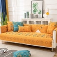 thumbnail image 3 of Boho Chenille Couch Covers,Geometric Couch Covers for Sofa,Chenille Couch Cover Non Slip,Sectional l Shaped Sofa Furniture Protector Cover for Home Decor,（Lake Blue）, 3 of 7