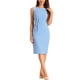thumbnail image 2 of INSPIRE CHIC Vestido Vintage para Mujeres Cuello Redondo Sin Mangas Vestidos Formales Bodycon M Azul Cielo, 2 of 5