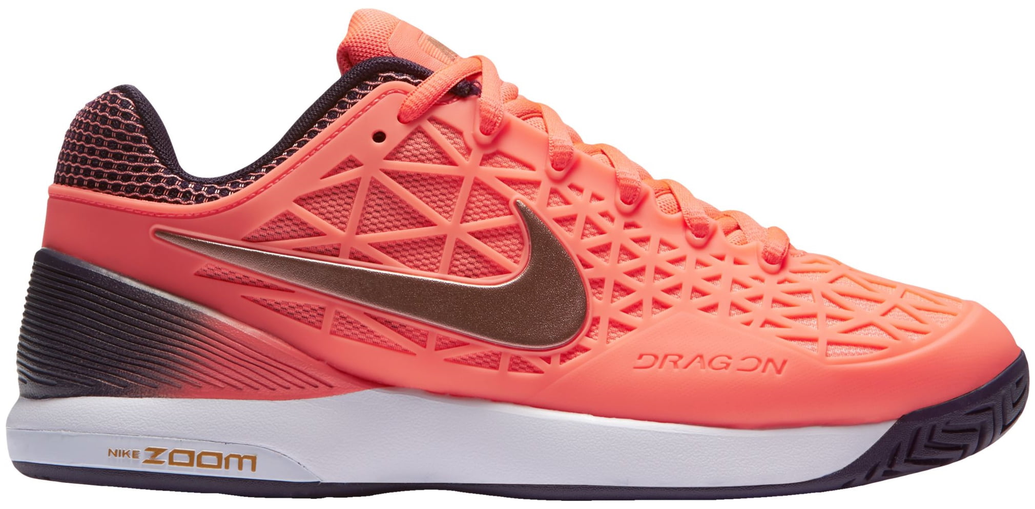 reputación presente bala Nike Women's Zoom Cage 2 Tennis Shoes - Orange/Purple - 7.5 - Walmart.com
