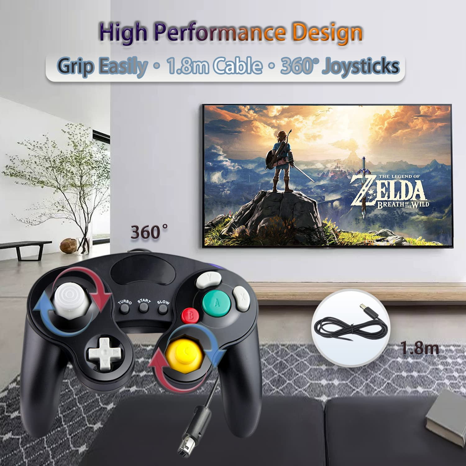 Breath of the wild sale with gamecube controller