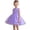 Purple, variant on Girls Tulle Dress with Sequin Butterfly Appliqués Sleeveless A-Line Sparkly Party Dress for Kids & Kids Beige,Size 6-7T