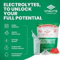 thumbnail image 2 of Vitalyte Watermelon Electrolyte Powder Mix, Isotonic Hydration, 160 Servings (4-pack, 35 oz Each), 2 of 5