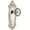 Polished Nickel, variant on Grandeur Soleil Door Knob with Grande Victorian Plate