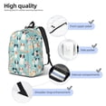 thumbnail image 5 of Easygd Colorful Dog Canvas Backpack: Stylish, Lightweight, and Versatile with Large Capacity and Adjustable Straps –, 5 of 7
