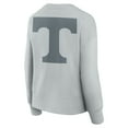 thumbnail image 3 of Women's Fanatics Gray Tennessee Volunteers Supersoft Flow Fleece Pullover Sweatshirt, 3 of 7