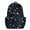 Black, variant on Aesthetic Travel Daypack 16.14 Inch PU Leather Laptop Backpack Star Print for Travel Outings Picnics (Blue)