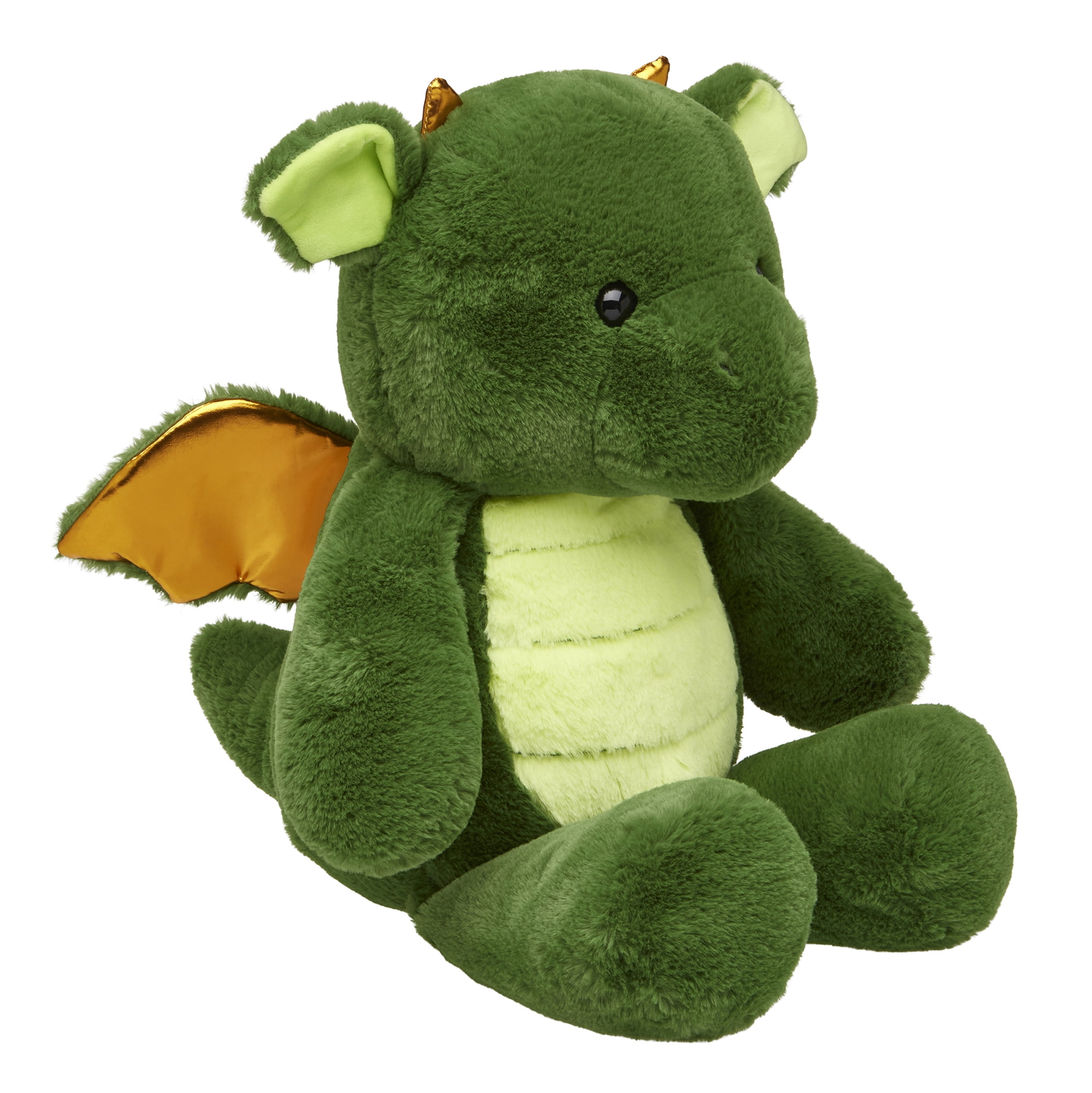 ButterLuvs Plush Dragon Stuffed Animal, 24 Inch Large Super Soft Green Cuddly Dragon