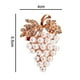 thumbnail image 5 of Juego de 6 servilleteros de uva con perlas y diamantes, hebilla de Metal para servilletas para Navidad, vacaciones, bodas, fiestas de Halloween, decoración de cenas, 5 of 8